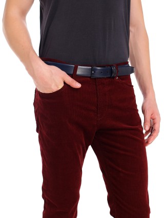 Синий ремень BOSS: фото 3 - Invogue